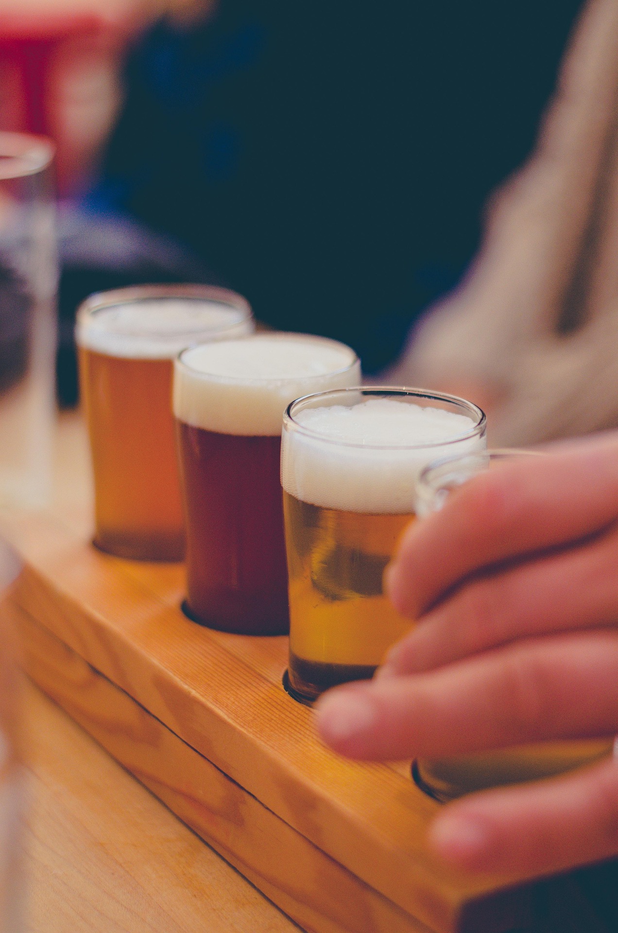 cañas de cerveza